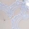 1 Yard Shimmery Silver Scalloped Sequin and Beaded Lace Trim Elegant Bridal & Formal Wear Accent